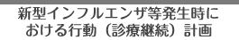 新型インフルエンザ等発生時における行動計画
